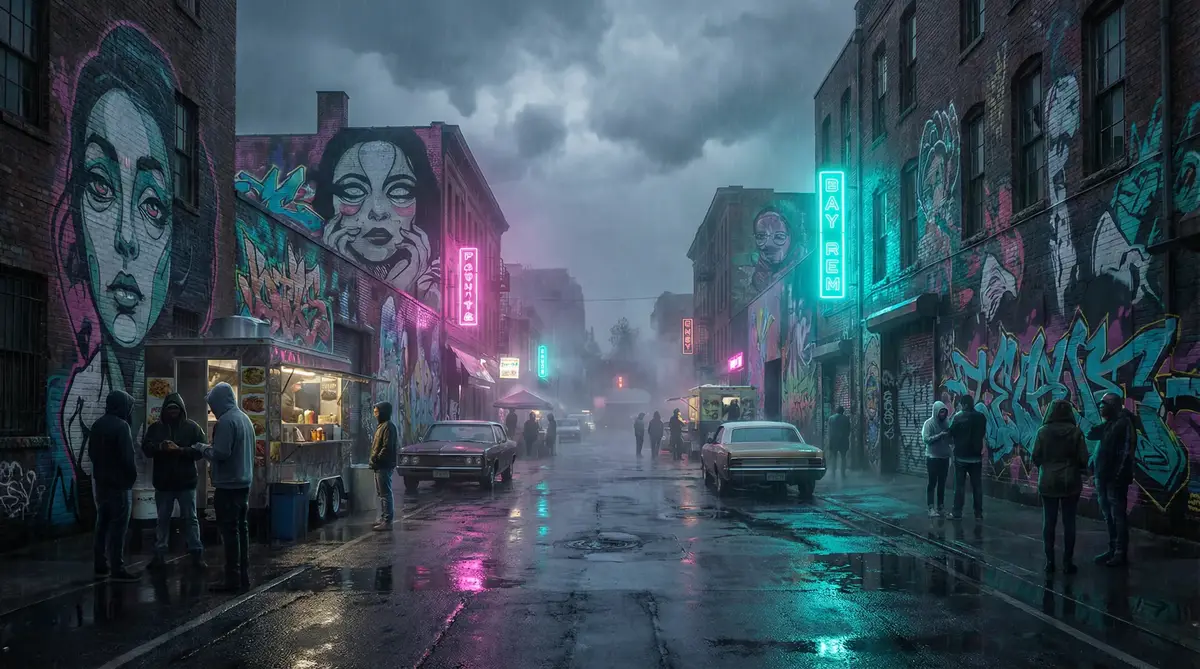 扒灰 小说 - 雨夜壁画街